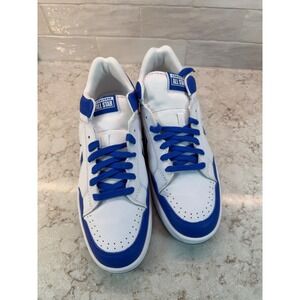 Converse Weapon Low White Royal‎ Blue Leather Sneakers Mens 11, NEW